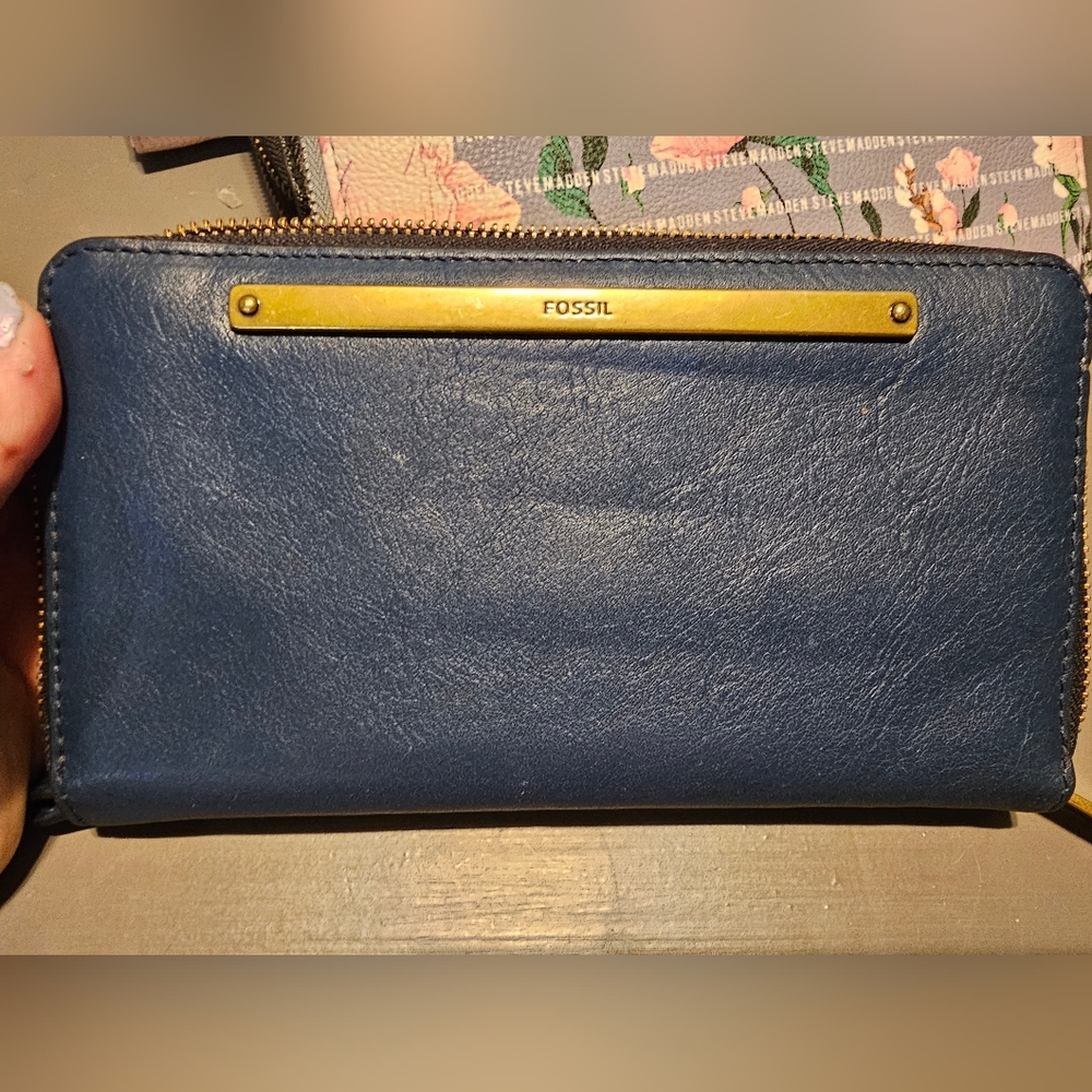 Blue Fossil wallet